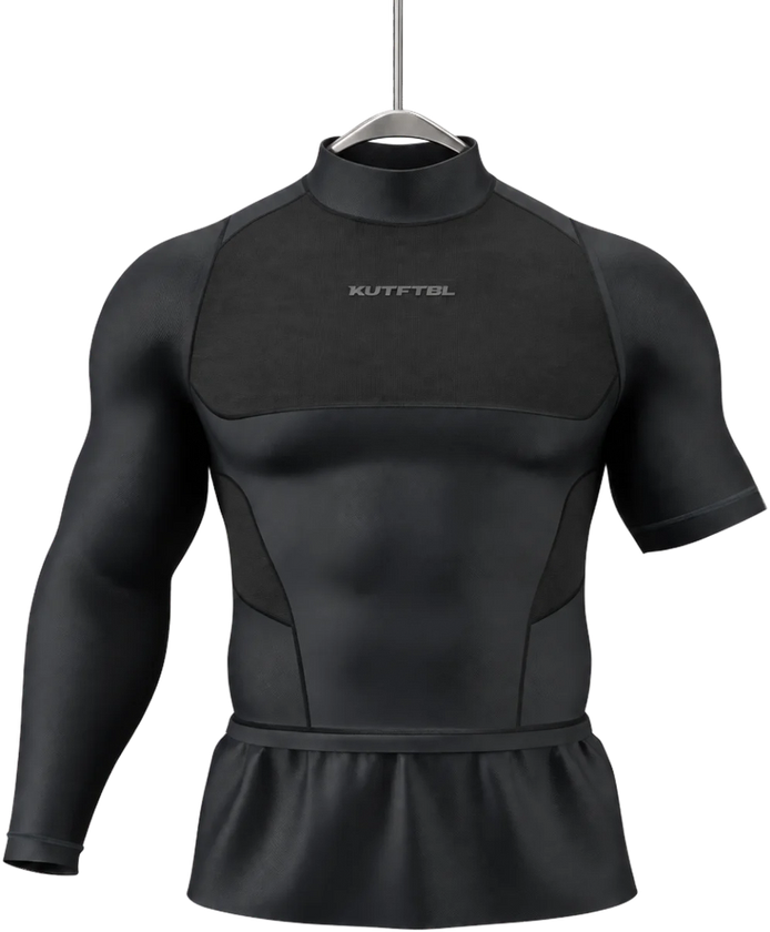 Right Arm Long Turtleneck Compression+ Shirt — front