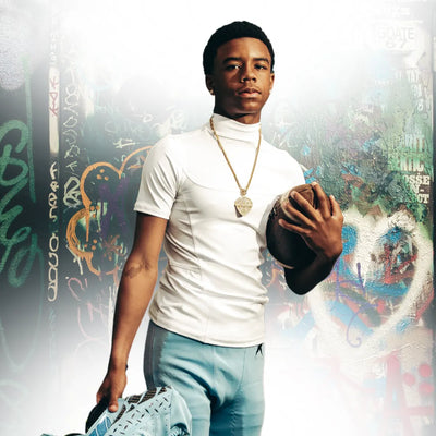 Youth Short Sleeve Turtleneck Compression Shirt