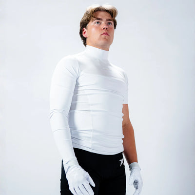 Right Arm Long Turtleneck Compression Shirt