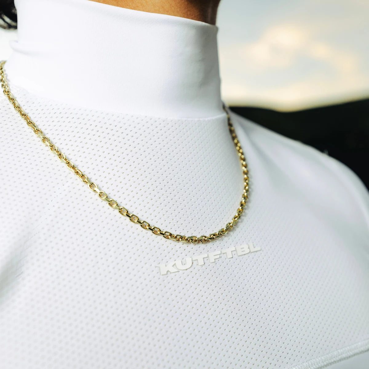 Half Sleeve Turtleneck Compression Shirt