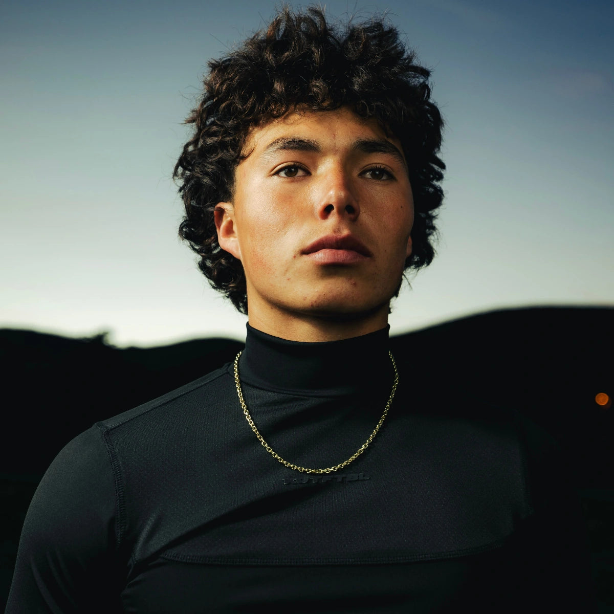 Short Sleeve Turtleneck Compression Shirt