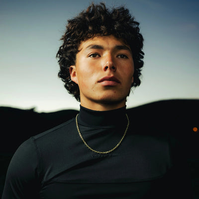 Short Sleeve Turtleneck Compression Shirt