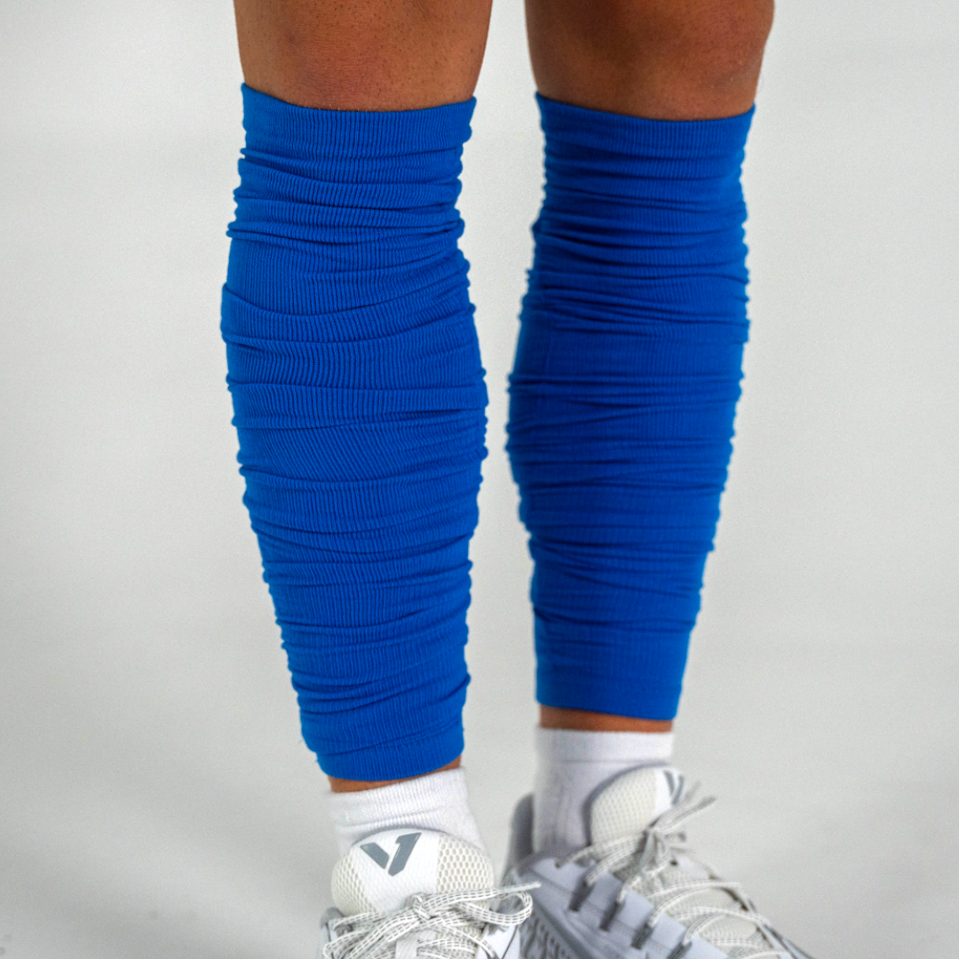 Nike Strike Leg Sleeves - Royal Blue/White