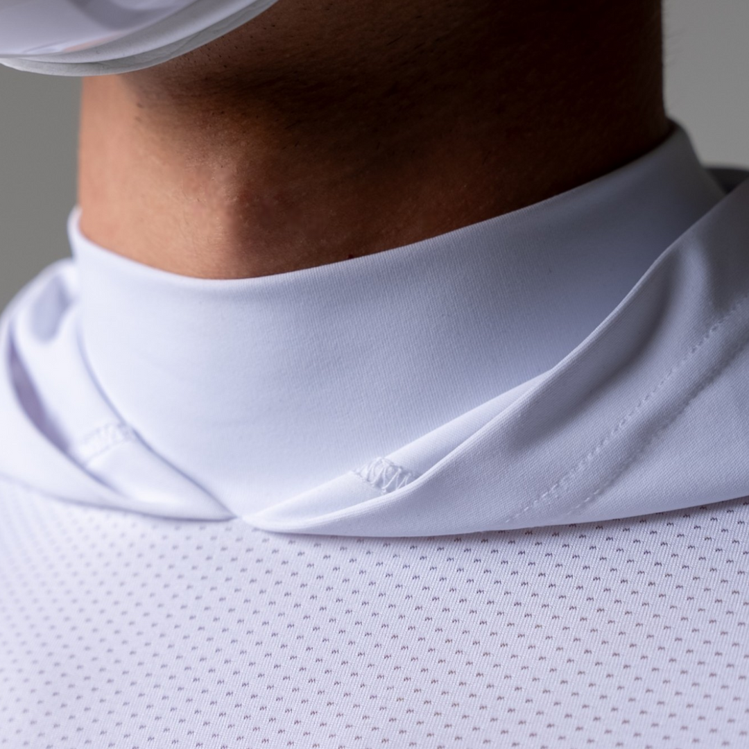 Hooded Short Sleeve Turtleneck Compression+ Shirt