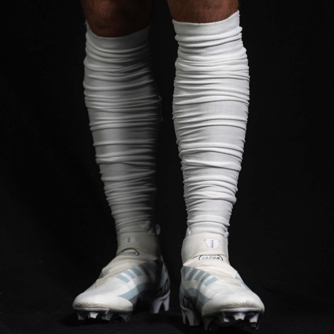 Scrunch Ultra Long Football Socks 2 Packs Combed Cotton With Ankle Support  Padded OTC Knee High Socks Tube Socks Youth Adult : : Fashion