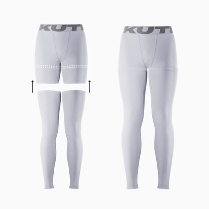 Compression Shorts with Leg Sleeves