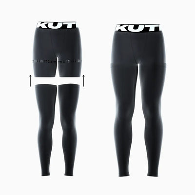 Compression Shorts with Leg Sleeves