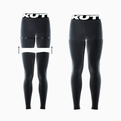 Compression Shorts with Leg Sleeves